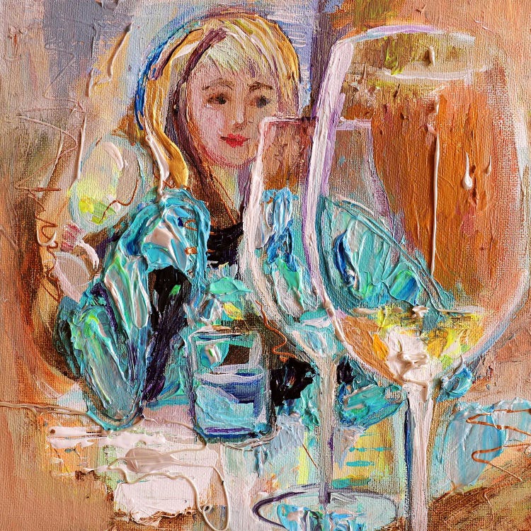 In Vino Veritas. Self Portrait