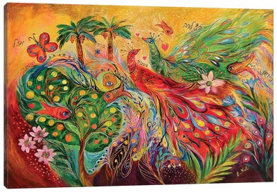 The Morning Of Yotvata Canvas Art Print - Bird of Paradise Art