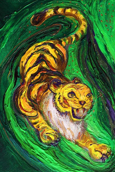 Elena Kotliarker: Life Totems 9. The Tiger by Elena Kotliarker