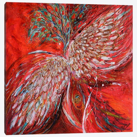 The Angel Wings 25. The Hidden Key Canvas Print #EKL316} by Elena Kotliarker Canvas Artwork