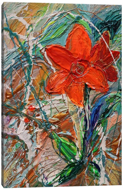 The Splash Of Life 43. The Flowers Mixt. III Canvas Art Print - Elena Kotliarker