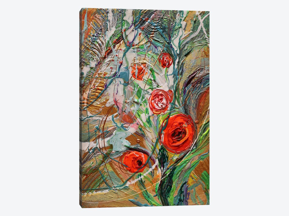 The Splash Of Life 43. The Flowers Mixt. IV by Elena Kotliarker 1-piece Canvas Wall Art