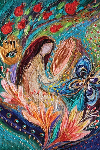 Play And Dance Left Panel by Elena Kotliarker canvas print