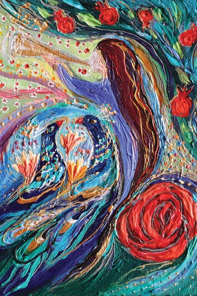 Play And Dance Center Panel by Elena Kotliarker framed canvas print