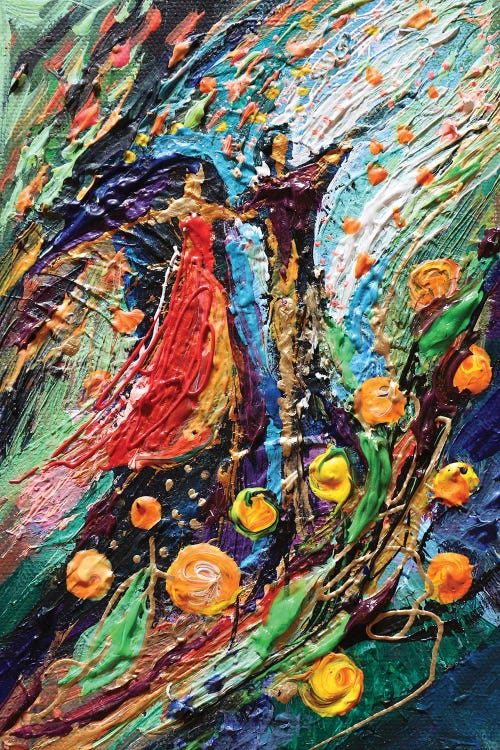 Dancing Duo by Elena Kotliarker wall art