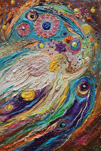 Elena Kotliarker: Celestial Harmony. The Dance Of Light. Angel IV by Elena Kotliarker