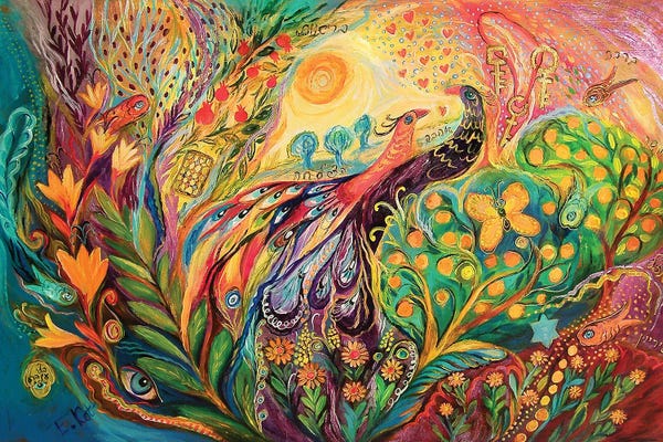 Peacocks: The First Song In The Morning by Elena Kotliarker