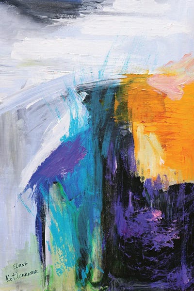 Pure Abstract Series XVII by Elena Kotliarker framed canvas print