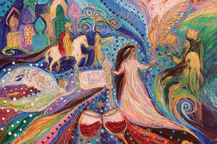 Hag Purim by Elena Kotliarker wall art