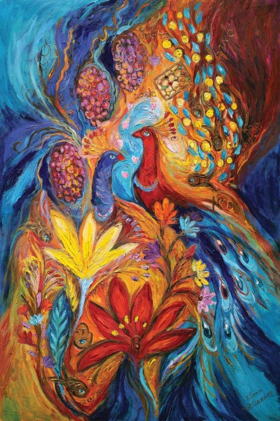 The Grapes Of Holy Land II by Elena Kotliarker framed canvas print