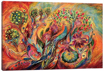 The Magic Garden Canvas Art Print - Pomegranate Art