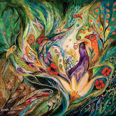 The Glade by Elena Kotliarker framed canvas print