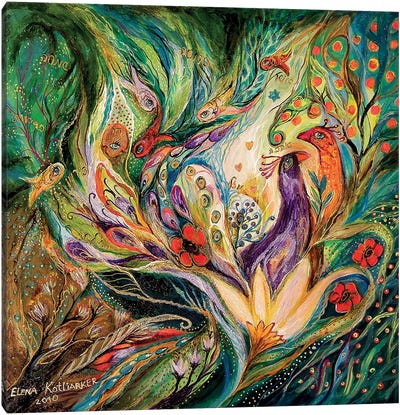 The Glade Canvas Art Print - Peacock Art