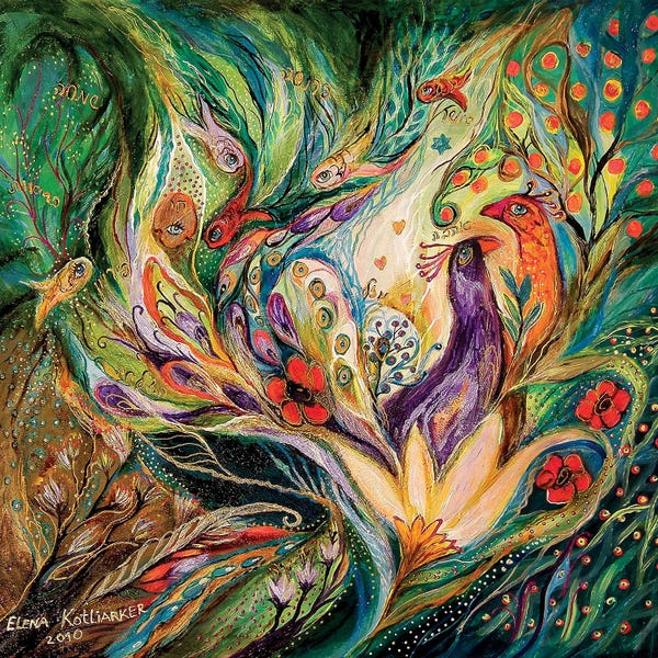 Peacocks: The Glade by Elena Kotliarker