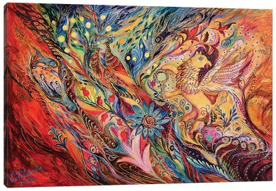 The Griffin's Key Canvas Art Print - Bird of Paradise Art