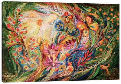 The Domination Of Green Canvas Art Print - Bird of Paradise Art