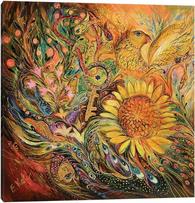 The Sunflower Canvas Art Print - Elena Kotliarker