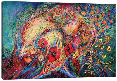 The Fruits Of Holy Land Canvas Art Print - Bird of Paradise Art