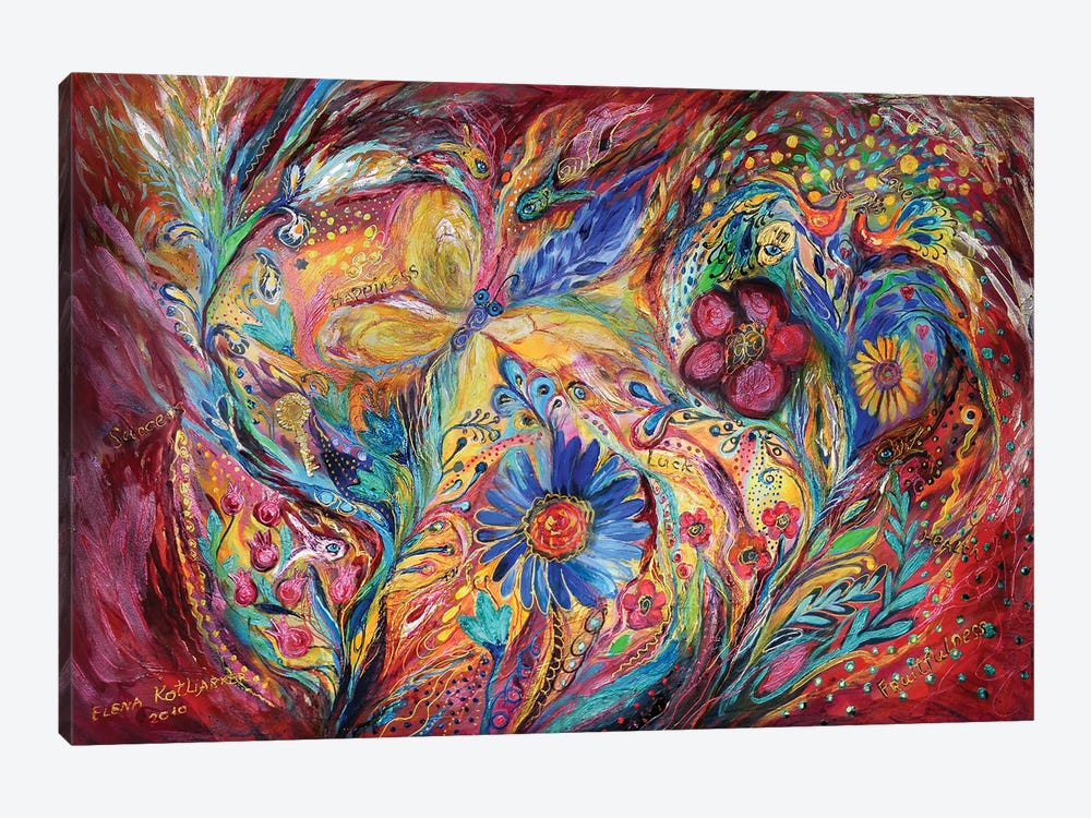 The Joyful Iris by Elena Kotliarker 1-piece Art Print