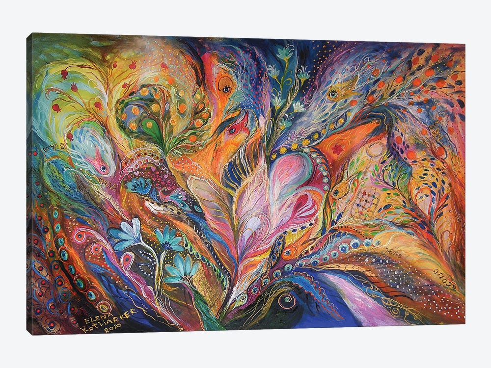 The Wild Iris by Elena Kotliarker 1-piece Canvas Wall Art