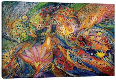 The Flowers Of Sea Canvas Art Print - Bird of Paradise Art