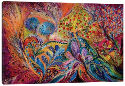 The Trees Of Eden Canvas Art Print - Bird of Paradise Art