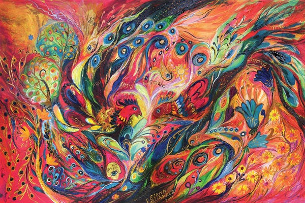 Peacocks: The Duel by Elena Kotliarker