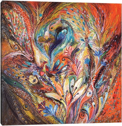 Inside The Vortex Of The Premonitions Canvas Art Print - Bird of Paradise