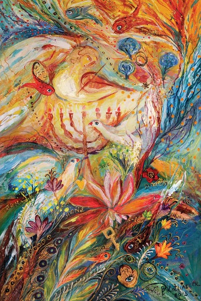 Doves & Pigeons: The Angels On Wedding Triptych. Right Panel by Elena Kotliarker