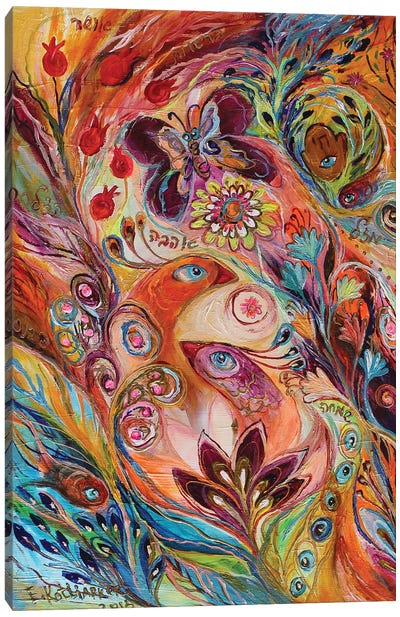 The Stream Of Life I Canvas Art Print - Peacock Art