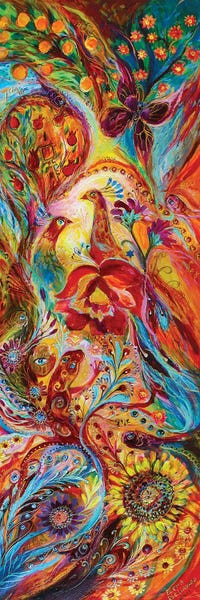 Refreshing Workspace: Flowers And Fruits by Elena Kotliarker