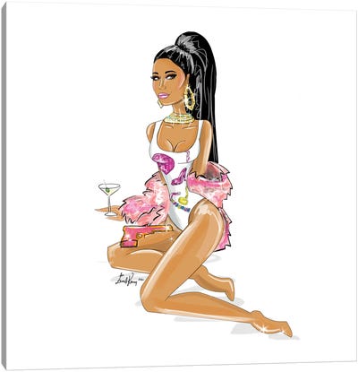 Nicki Minaj, Feeling Myself Canvas Art Print - Emma Kenny
