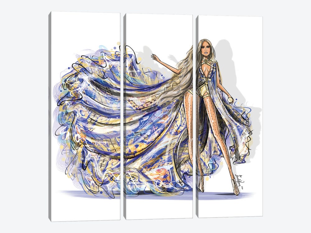 Versace by Emma Kenny 3-piece Canvas Wall Art
