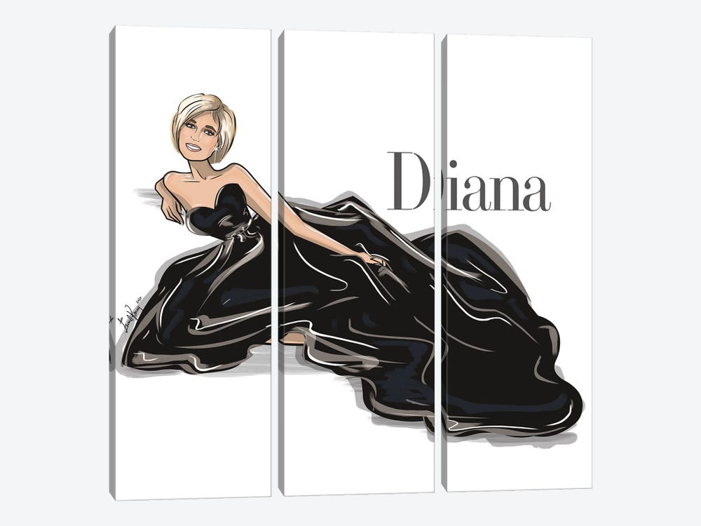 Diana by Emma Kenny 3-piece Canvas Print