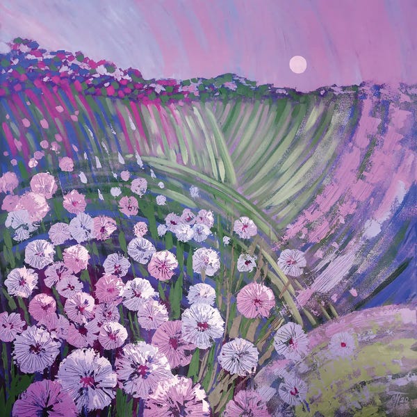 Ekaterina Prisich: Moon Dandelions by Ekaterina Prisich