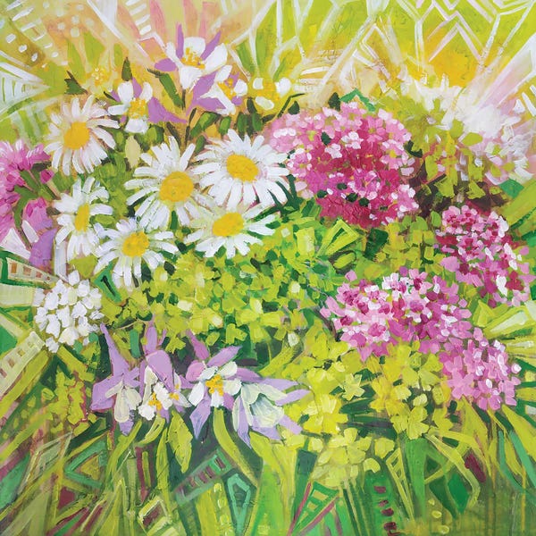 Daisies: Summer Flowers Colledoscope by Ekaterina Prisich