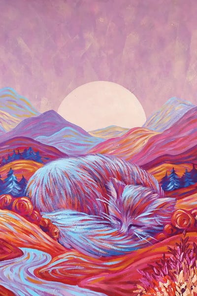 Ekaterina Prisich: Sweet Dream Of Big Cat by Ekaterina Prisich