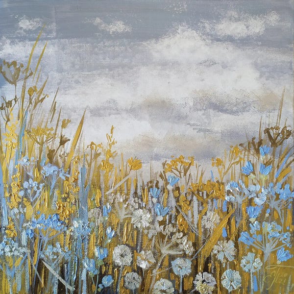 Ekaterina Prisich: Silvery-Golden Horizon by Ekaterina Prisich