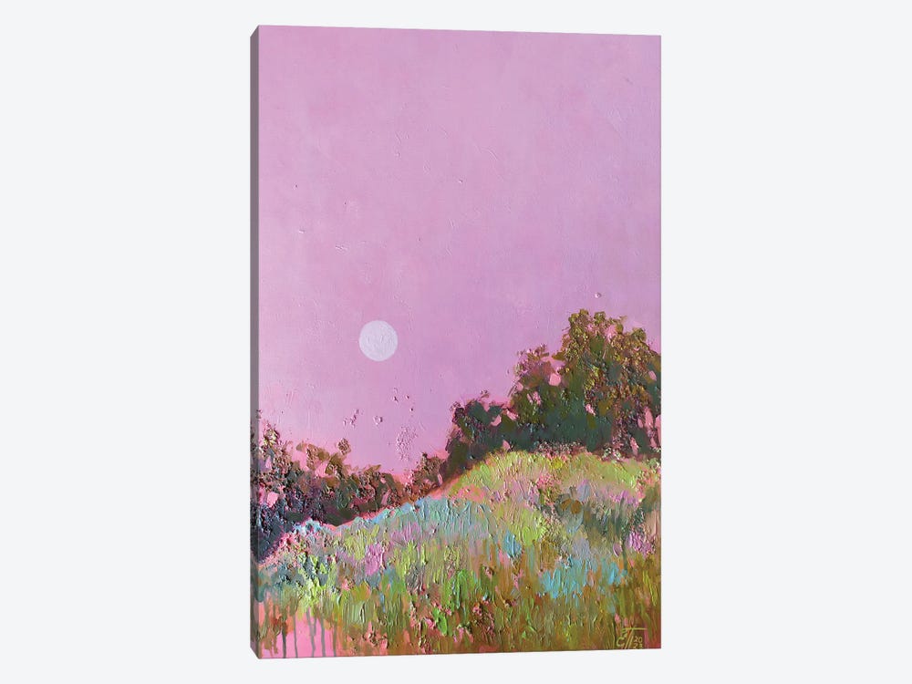 Pink Landscape by Ekaterina Prisich 1-piece Canvas Wall Art