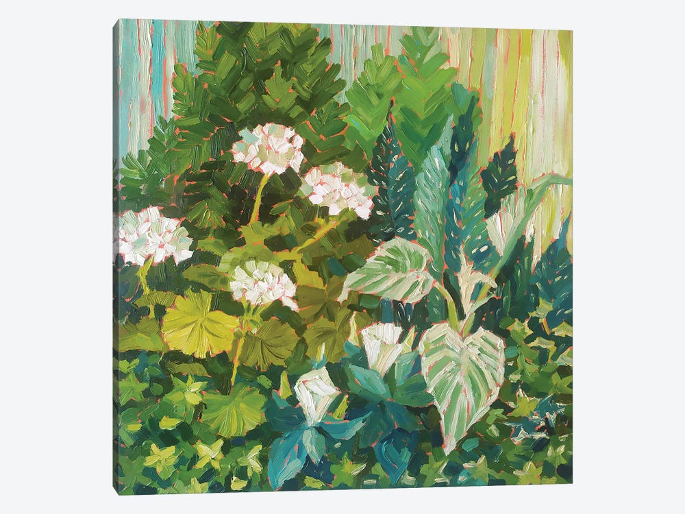 Green Composition by Ekaterina Prisich 1-piece Canvas Art