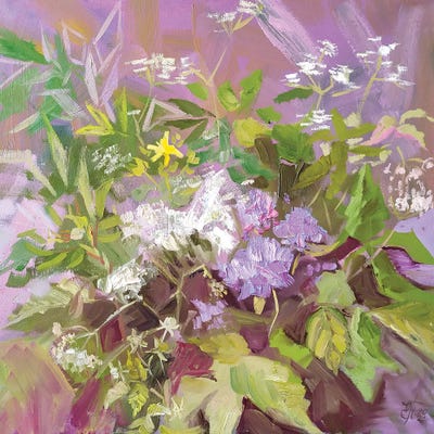 Wildflowers by Ekaterina Prisich canvas print