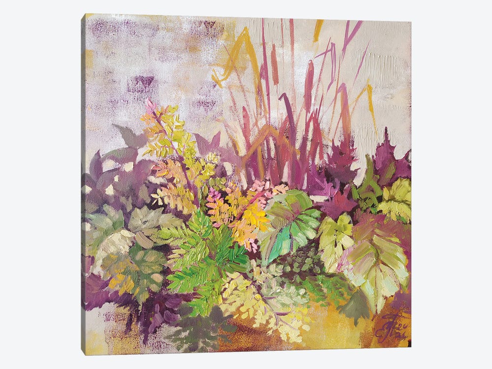 Purple Thickets by Ekaterina Prisich 1-piece Canvas Print