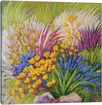 Flower Meadow Canvas Art Print - Ekaterina Prisich