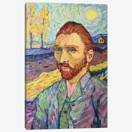 Van Gogh Portrait Canvas Print #EKP20} by Ekaterina Prisich Canvas Art