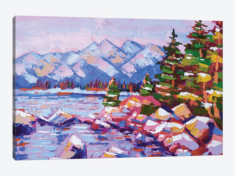 Tahoe Lake by Ekaterina Prisich 1-piece Canvas Print