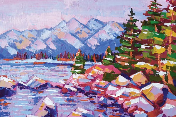 Ekaterina Prisich: Tahoe Lake by Ekaterina Prisich