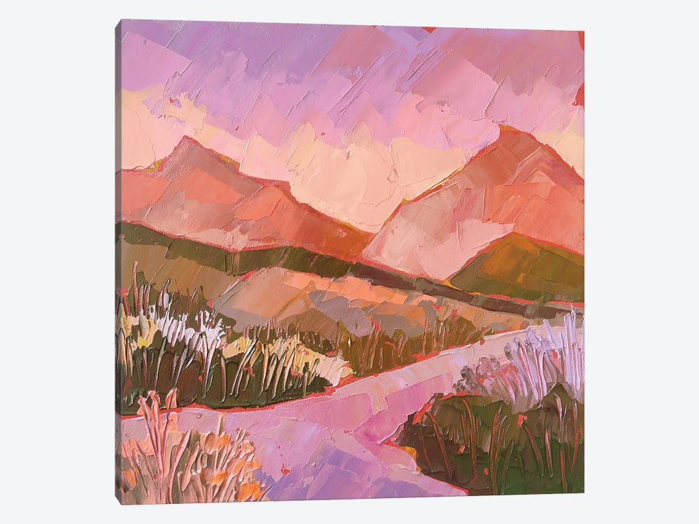 Purple Landscape by Ekaterina Prisich 1-piece Canvas Print