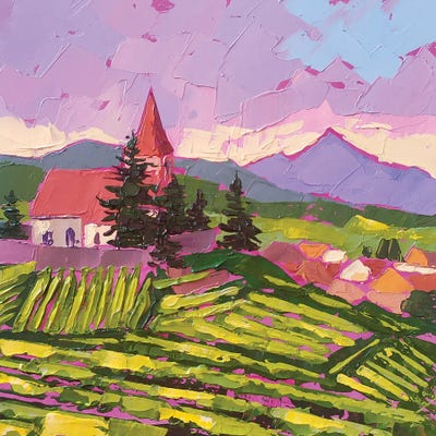 France Winery by Ekaterina Prisich canvas print