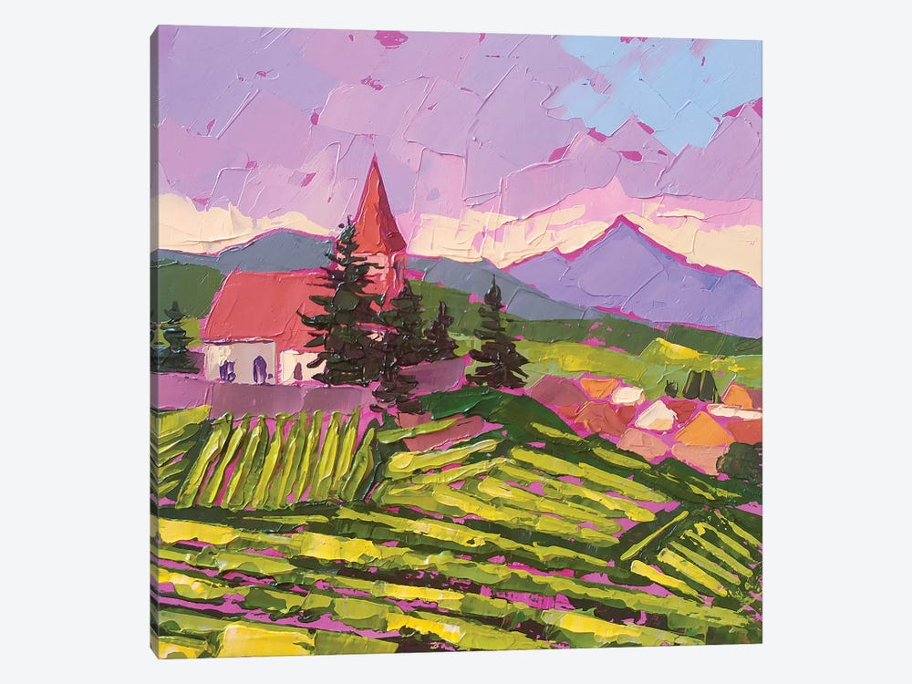 France Winery by Ekaterina Prisich 1-piece Canvas Print