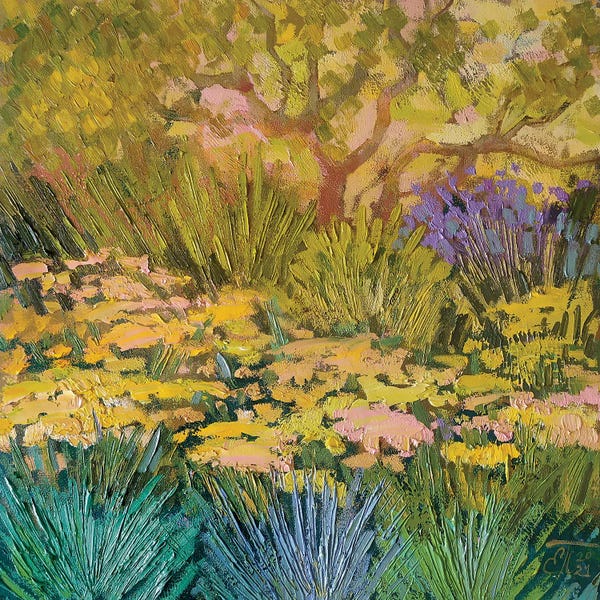 Ekaterina Prisich: Morning In The Garden by Ekaterina Prisich